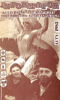 Informator Kulturalny i Turystyczny Wojew&oacute;dztwa Leszczyńskiego 1983.02 Nr 2(62)