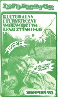 Informator Kulturalny i Turystyczny Wojew&oacute;dztwa Leszczyńskiego 1983.08 Nr 8(68)