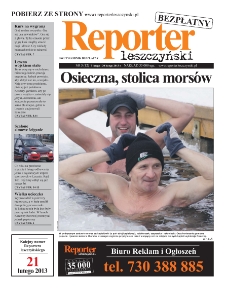 Reporter leszczyński 2013.02.07 R.2 Nr3(12)