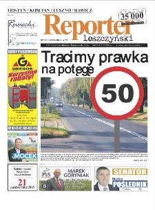 Reporter leszczyński 2015.10.08 R.4 Nr15(66)