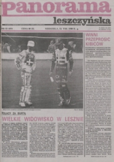Panorama Leszczyńska 1989.08.13 R.11 Nr33(499)