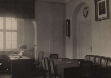 Gabinet burmistrza Leszna Jana Kowalskiego, około 1926 r.