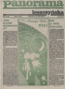 Panorama Leszczyńska 1989.12.31 R.11 Nr53(519)