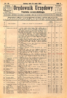 Orędownik Urzędowy Powiatu Leszczyńskiego 1924.05.14 R.5 Nr 26