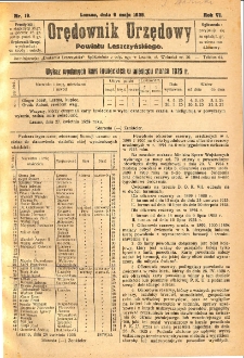 Orędownik Urzędowy Powiatu Leszczyńskiego 1925.05.09 R.6 Nr 19