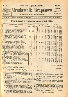 Orędownik Urzędowy Powiatu Leszczyńskiego 1925.10.14 R.6 Nr 41
