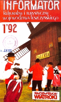 Informator Kulturalny i Turystyczny Wojew&oacute;dztwa Leszczyńskiego 1992.01/02 Nr 1(155)