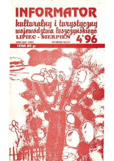 Informator Kulturalny i Turystyczny Wojew&oacute;dztwa Leszczyńskiego 1996.07/08 Nr 10(182)