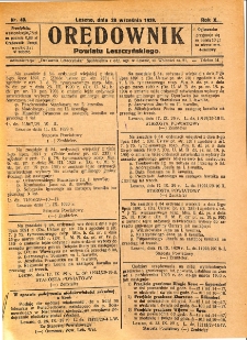 Orędownik Powiatu Leszczyńskiego 1929.09.28 R.10 Nr 40