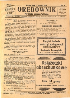 Orędownik Powiatu Leszczyńskiego 1929.12.21 R.10 Nr 53