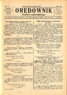 Orędownik Powiatu Leszczyńskiego 1931.02.14 R.11 Nr 7
