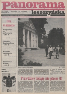 Panorama Leszczyńska 1990.07.08 R.12 Nr27(545)