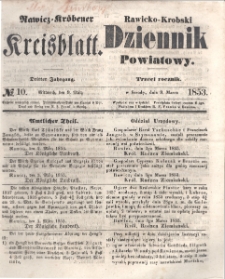 Rawicko-Krobski Dziennik Powiatowy. 1853.03.09 R. 3 Nr 10