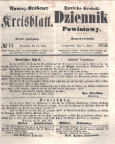 Rawicko-Krobski Dziennik Powiatowy. 1853.03.31 R. 3 Nr 13
