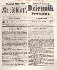 Rawicko-Krobski Dziennik Powiatowy. 1853.04.06 R. 3 Nr 14
