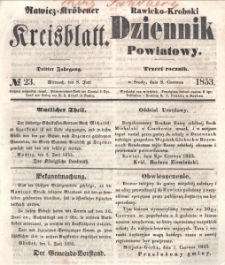 Rawicko-Krobski Dziennik Powiatowy. 1853.06.08 R. 3 Nr 23