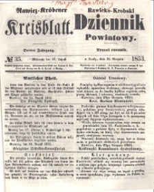 Rawicko-Krobski Dziennik Powiatowy. 1853.08.31 R. 3 Nr 35