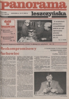 Panorama Leszczyńska 1993.04.25 R.15 Nr16(691)