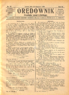 Orędownik Powiatu Leszczyńskiego 1930.11.22 R.11 Nr 47