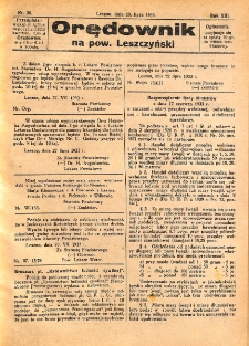 Orędownik na powiat Leszczyński 1933.07.29 R.13 Nr 30