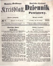 Rawicko-Krobski Dziennik Powiatowy. 1852.02.25 R. 2 Nr 8