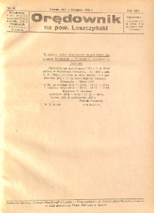 Orędownik na powiat Leszczyński 1933.11.04 R.13 Nr 44