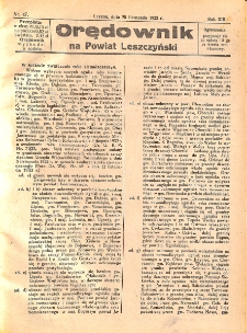 Orędownik na powiat Leszczyński 1933.11.25 R.13 Nr 47