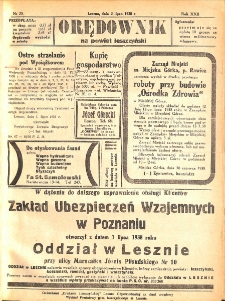 Orędownik na Powiat Leszczyński 1938.07.02 R. 22 Nr 20