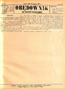 Orędownik na Powiat Leszczyński 1937.08.28 R.19 Nr 34