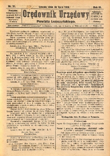 Orędownik Urzędowy Powiatu Leszczyńskiego 1928.07.28 R.9 Nr 31