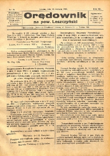 Orędownik na powiat Leszczyński 1932.06.18 R.12 Nr 26