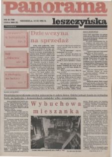 Panorama Leszczyńska 1993.11.14 R.15 Nr45(720)
