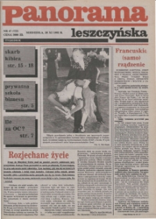 Panorama Leszczyńska 1993.11.25 R.15 Nr47(722)