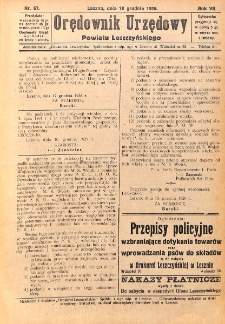 Orędownik Urzędowy Powiatu Leszczyńskiego 1926.12.18 R.7 Nr 67