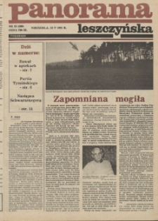 Panorama Leszczyńska 1991.05.12 R.13 Nr19(589)