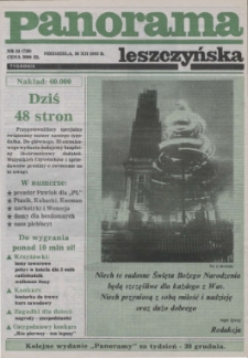 Panorama Leszczyńska 1993.12.26 R.15 Nr51(726)