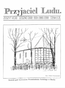 Przyjaciel Ludu 2008 R.23 Nr 1