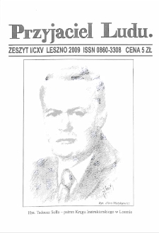 Przyjaciel Ludu 2009 R.24 Nr 1