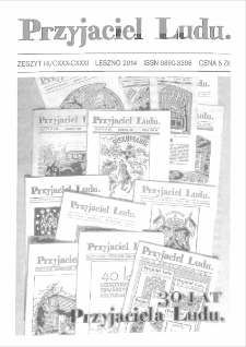 Przyjaciel Ludu 2014 R.29 Nr 1/2